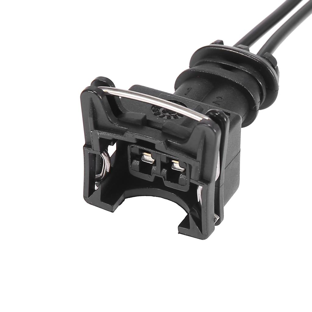 X AUTOHAUX Car Fuel Injector Connector Converter Cable for EV1 OBD1 Fuel Injector Plug Harness Pigtail Wire