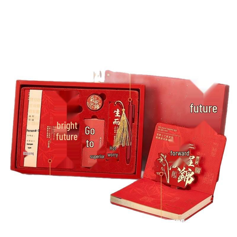Deluxe Student & Colleague Notebook Gift Set: Thickened Diaries for School & Work