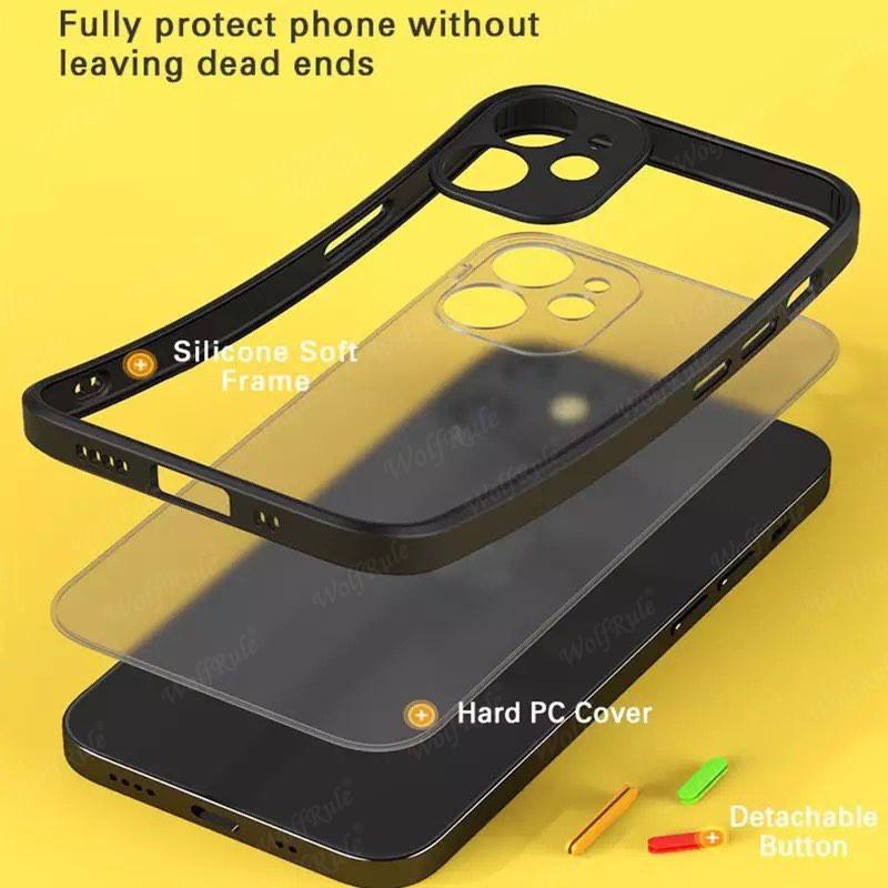 For Samsung Galaxy S24 Ultra Case Cover Samsung S24 Ultra Capas Bumper Translucent Matte Cover For Samsung S24 Plus Ultra Funda