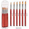 Cross-Border Nail Art Brush Set - Flower, Serrated, Petal, Painting & Liner Brushes