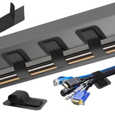 10Pcs Under Desk Cord Organizer Hidden Data Cable Storage Space Saving Cable Organizer  Wall