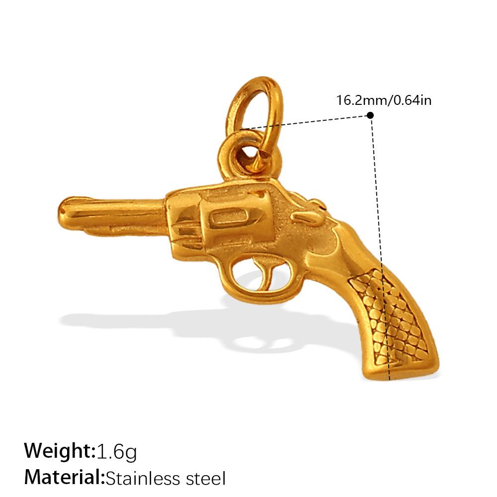 Hip Hop Toy Pistol Accessories Handsome Trend Punk Pendant