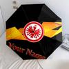 1 PC Automatic Folding Umbrella - Eintracht Frankfurt Custom Name Pattern, Portable & Foldable Design with 8 Ribs, Christmas Birthday Gifts