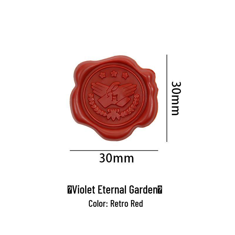 Wax Seal Stamp Kit: Embossed Stamp, Sealing Wax, Stickers for Envelopes, Postcards, Love Letters, and Gifts