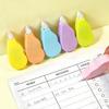 Mini Macaron Heart Eraser: Cute Silent Correction Tape for Students