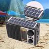 Multifunctional Radio Solar Battery Powered AM FM SW Radio TF Card USB Drive Portable Radio with Bluetooth Speaker