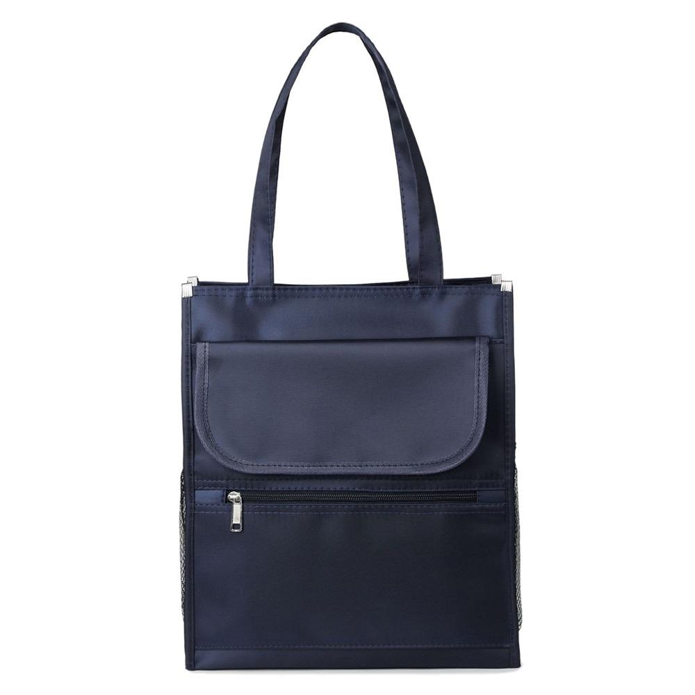 Fashion Oxford Cloth File Bag Dust-proof Large Capacity Document Bag Multi-Layer Briefcase Office Supplies