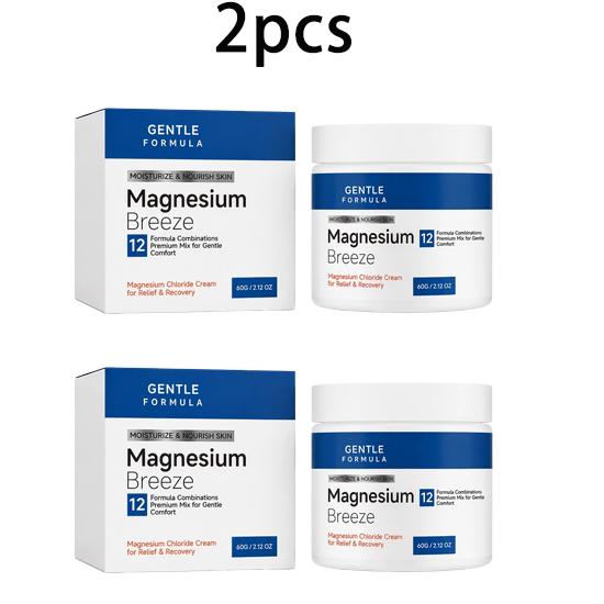 Magnesium Chloride Cream, Gentle Moisturizing Body Massage, Easy to Apply Soothing Daily Care 60g