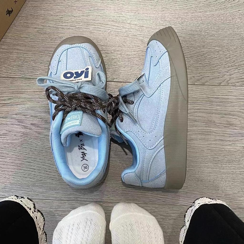 Niche original ugly cute canvas shoes platform new versatile retro breathable board shoes