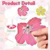 Haundry Cocktail Drink Umbrella Picks, 25pcs Cocktail Umbrellas for Drinks, Mini Hibiscus Paper Drink Umbrellas Toothpicks for Luau Parasols Tropical