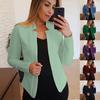 2023 Autumn/Winter European-American Solid Color Slim Fit Commuter Suit Jacket