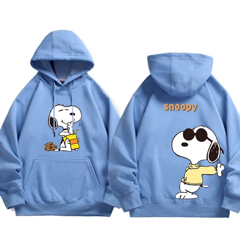 2025 MINISO Cute Snoopy Cartoon Anime Periphery Children's Hoodies In Spring and Autumn New Style Parent Child Clothing Hoodies