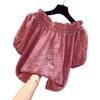 Women Blouse Summer Tops Solid Color Puff Sleeve O-Neck Tunic Female Shirts Loose Casual OL Work Blusas Oversized