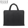 ELLE HOMME Men's Leather Business Briefcase