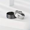 1Pc Fashionable, Fashionable, Versatile and Minimalist Design Titanium Steel Ring, A Fashionable Ring Suitable for Men and Women