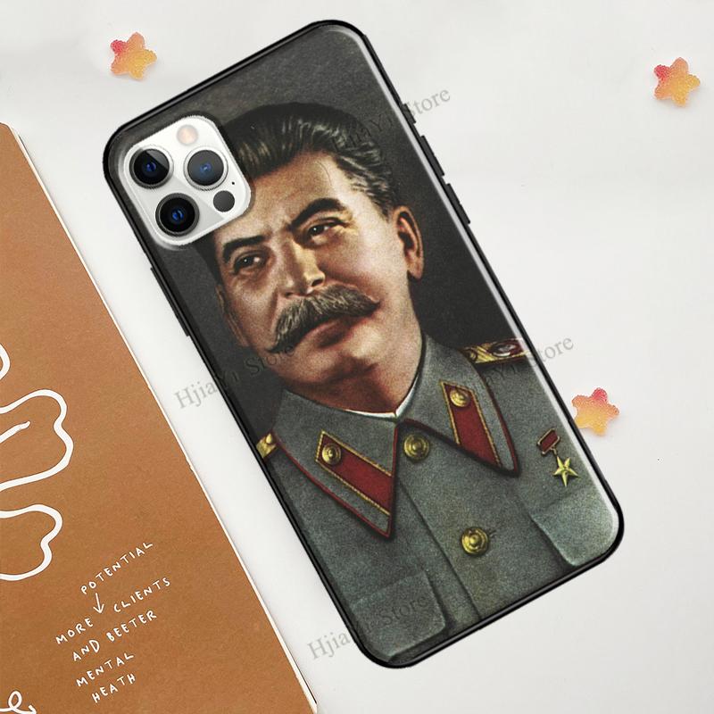 USSR Joseph Stalin For iPhone 12 13 mini 11 Pro Max Phone Case For iPhone 7 8 Plus X XR XS Max SE 2020 Coque