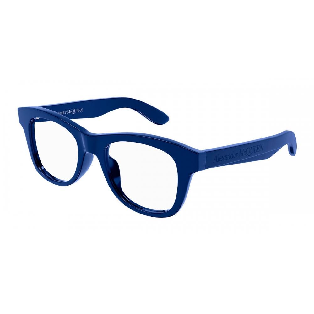 

Alexander Mcqueen Am0396o 003 Men Eyeglasses Blue/50
