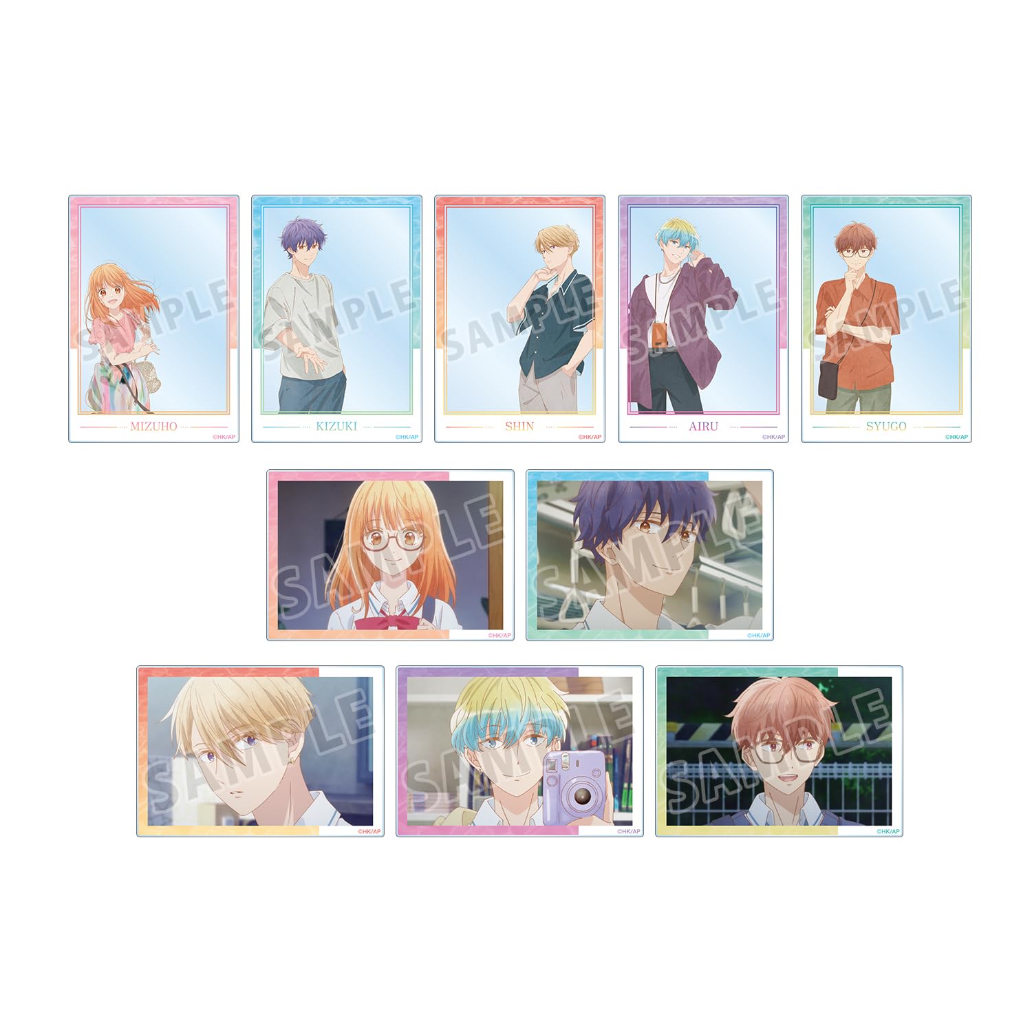 

Влюбленность Торговые акриловые карточки Коробка из 10 Я все равно.