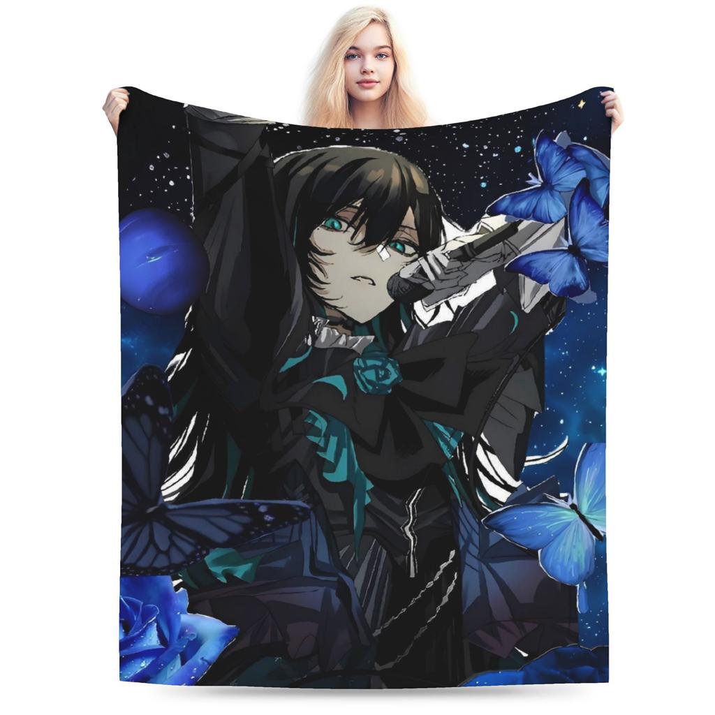 Ados World Tour Warm Soft Blanket Boy Girl Plush Throw Blanket Comfortable Bedroom Flannel Bedspread Sofa Bed Cover