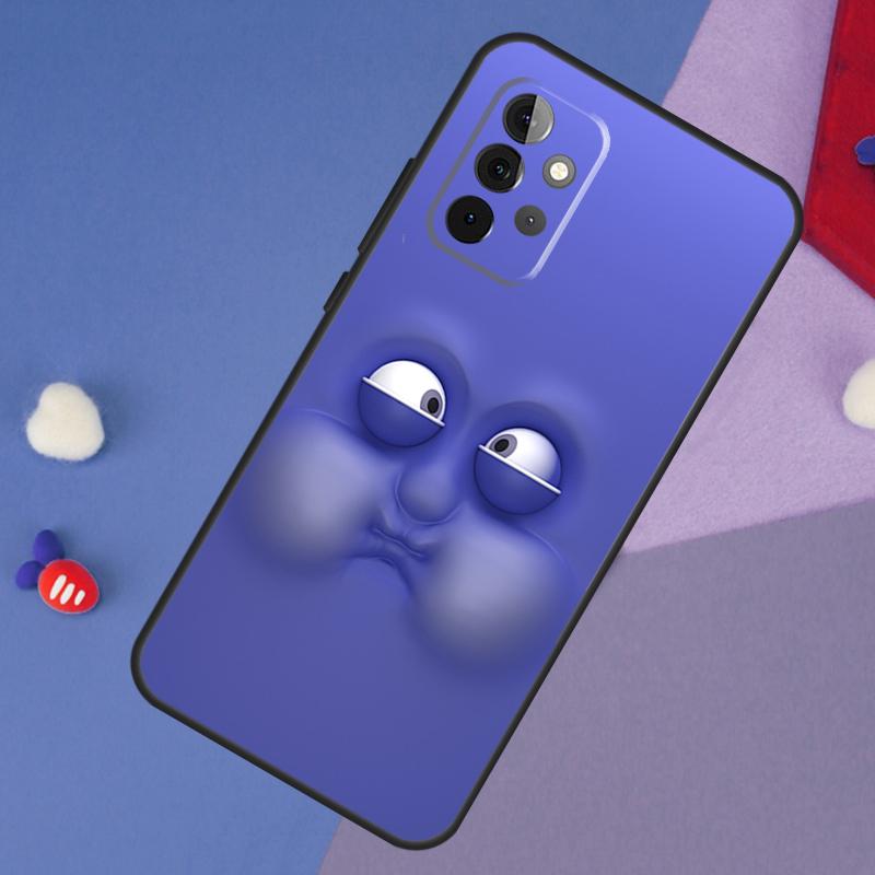 3D funny face Cute Case For Samsung Galaxy A55 A35 A32 A12 A22 A52 A06 A54 A34 A14 A56 A36 A26 A16 A13 A53 A15