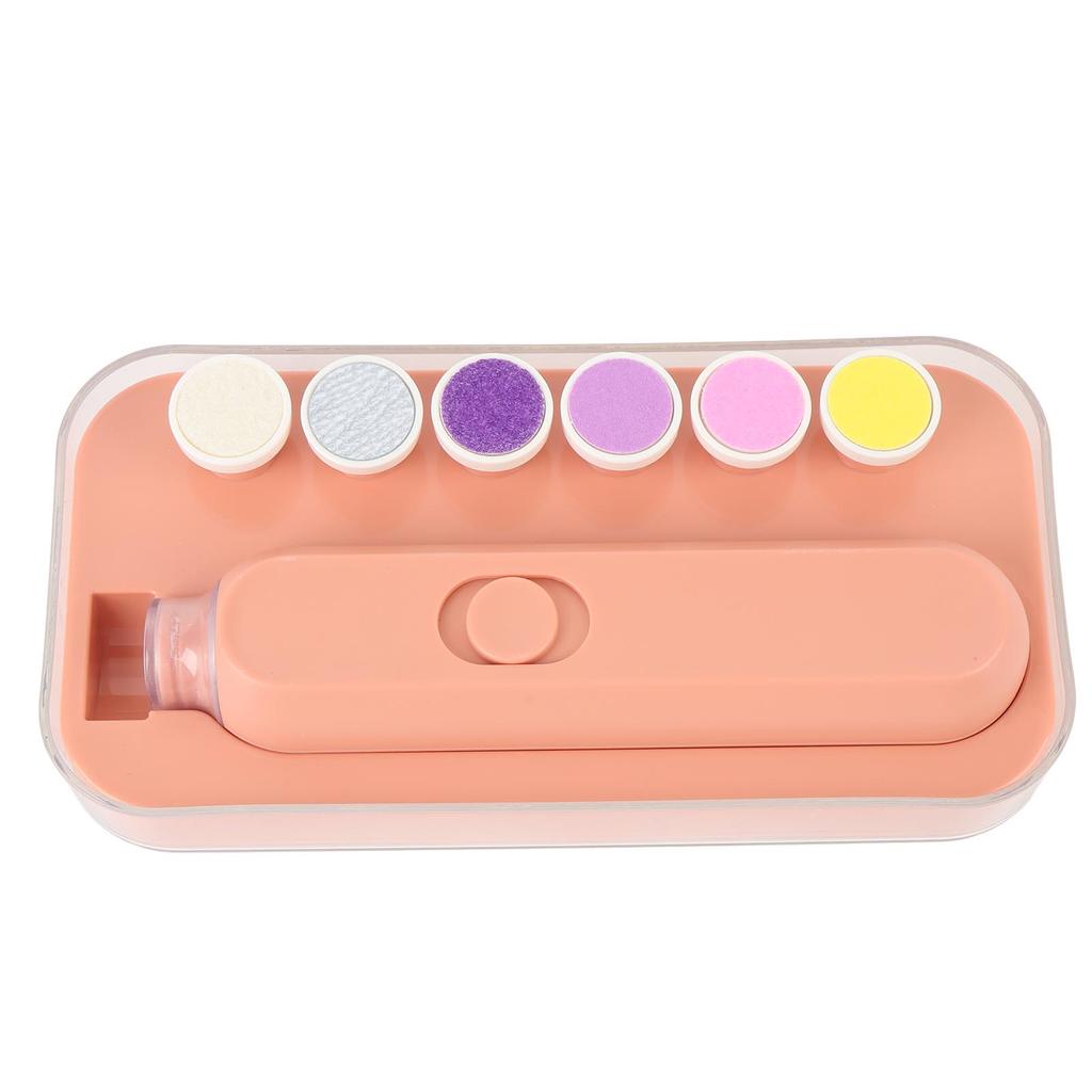 Baby Nail Trimmer Gentle Electric Baby Nail Clipper with Night Light Multifunctional Trim Polish Grooming Kit for Newborn