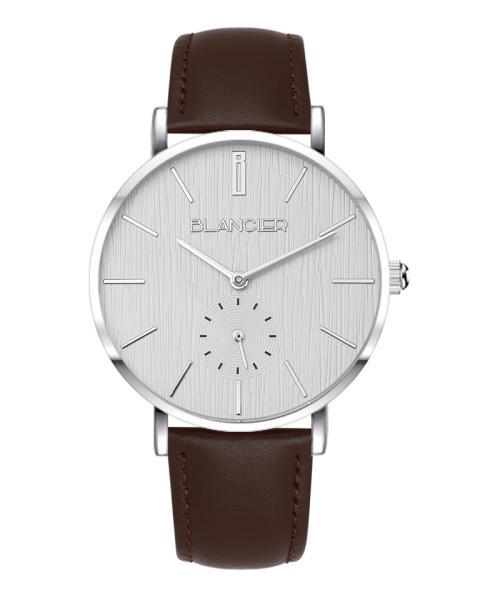 

[Blancier] Blancier Sentinel Leather Men s Watch BW1015M-WWBR Standard