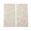 2pcs White Pearl Celluloid Guitar Head Veneers Shell Sheets Guitar Parts