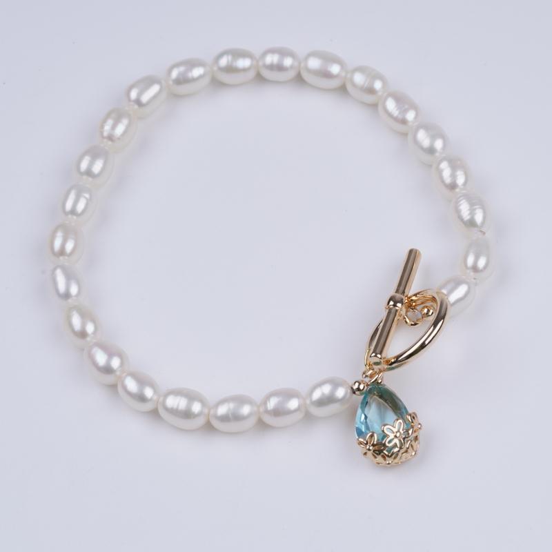 r Natural Freshwater Star Shape Pearl Bracelet for Women 18+5cm&fashion
