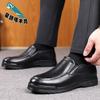Leather shoes men's business dress 2025 new British comfortable soft sole casual men's leather shoes