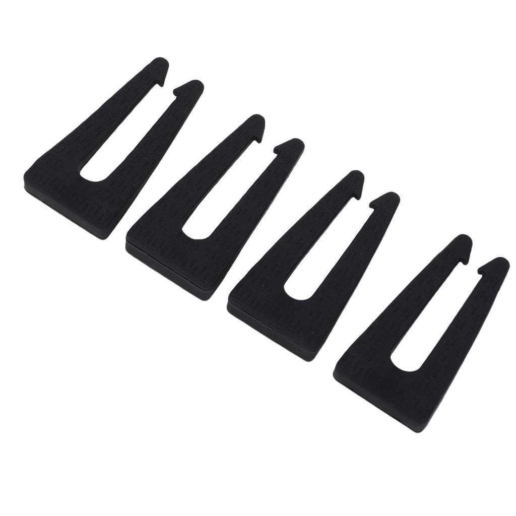 4 Pcs Stove Knob Safety Locks Silicone Universal Fit Oven Control Knob Locks Black