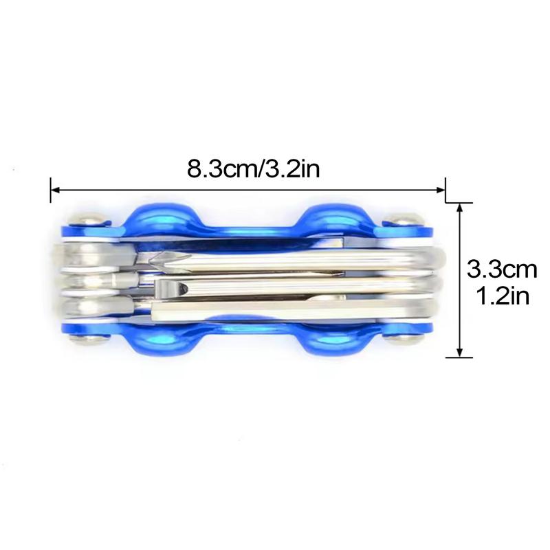 Repair Tool For Bike 6-in-1 Mountain Bike Tool Maintenance Kit Lightweight Maintenance Gadget Cycling Accessories For
