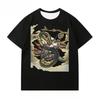 2026 Pok É Mon Black New Cartoon Tshirt Autumn New Style Y2K Loose Casual Harajuku Short Sleeve Top for Men and Women