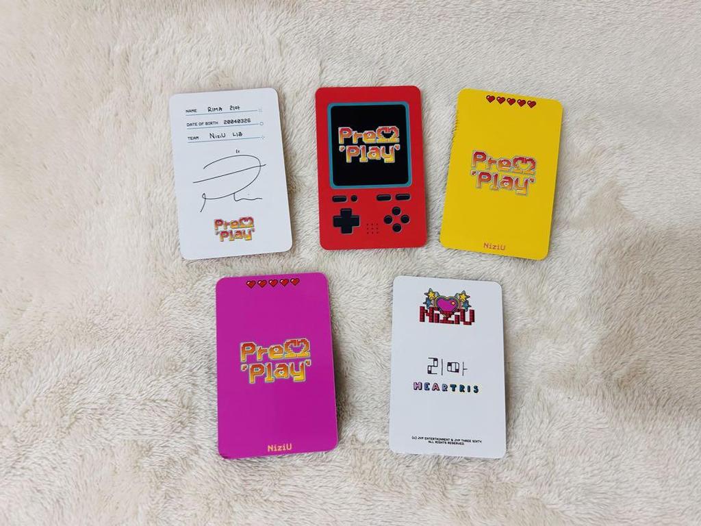 [USED] NiziU Press Play Trading Card Lima Heartris