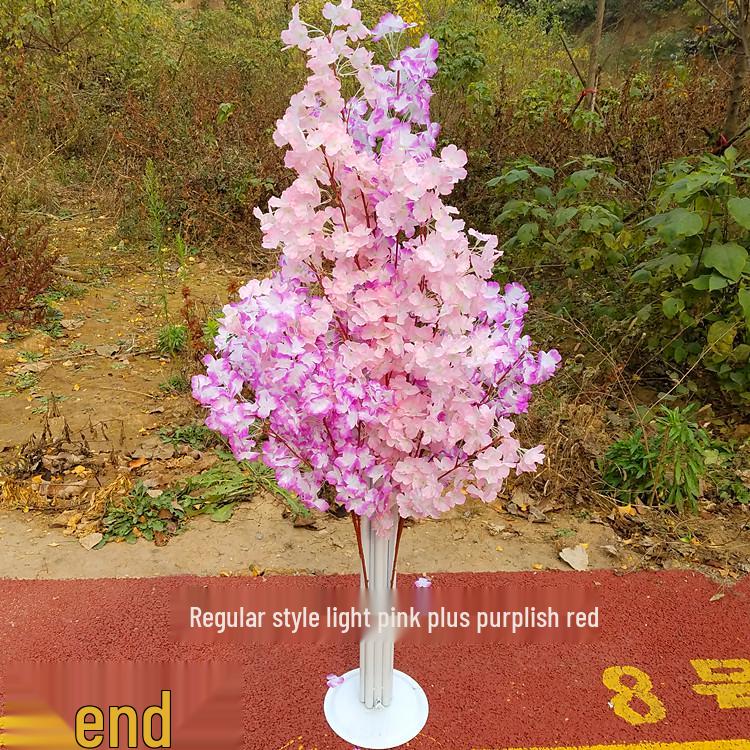 Cherry Blossom Wedding Aisle Runner and Flower Basket Stand