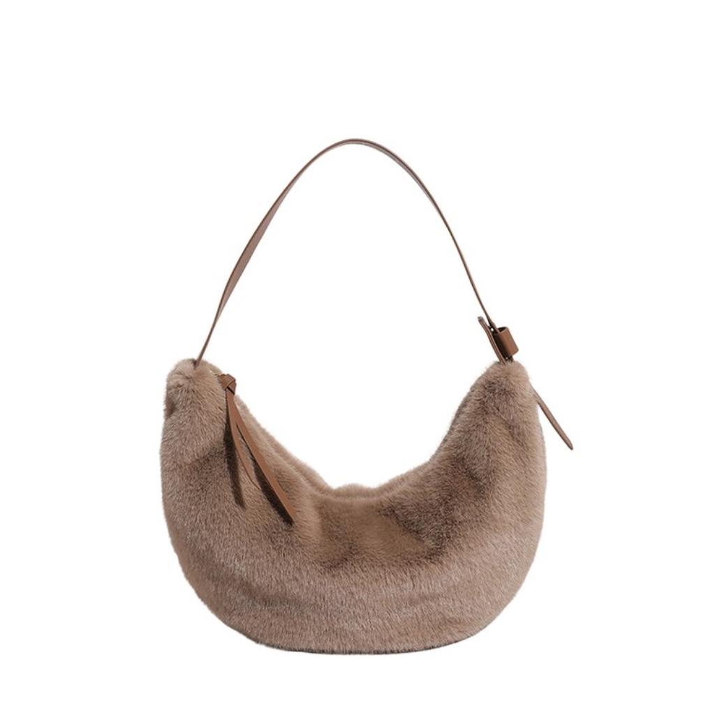 Crossbody Bag Women Plush Casual Daily