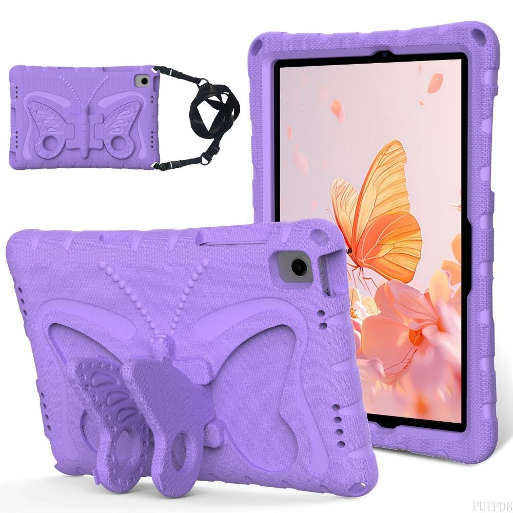 NEW EVA Kids Butterfly Stand Case For Samsung Tab A11+A9+Plus 11"SM-X210 X216B Tablet Cover Tab A11/A9 8.7"X110/X115 Funda+Strap