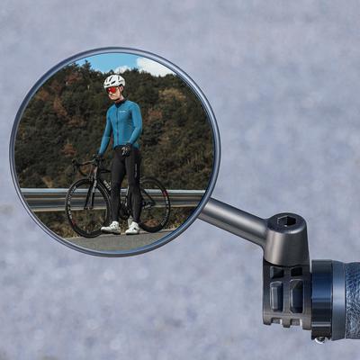 Specchietto retrovisore per manubrio della bicicletta Specchietto antiriflesso regolabile per manubrio della bicicletta Bici pieghevole