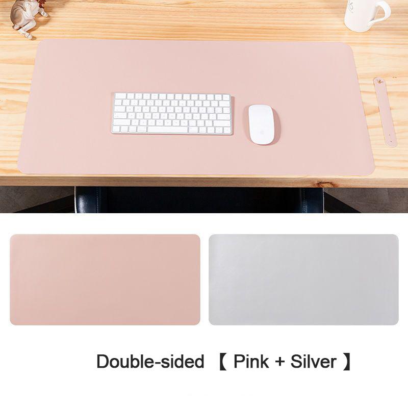 Large Size Office Desk Protector Mat PU Leather Waterproof Mouse Pad Desktop Keyboard Desk Pad Gaming Mousepad PC Accessories
