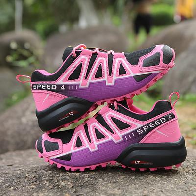 Hot Spring and Autumn New Outdoor Off-road Shoes Lightweight Breathable Mountaineering Women's Shoes Outdoor Hiking Shoes Sports Running Shoes