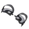 2PCS Exercise Bike Pedals with Straps PP PVC Stainless Steel Universal Adjustable Exercise Bike Pedals Clips for Home Gym Cycling