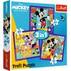 Mickey and His Merry Crew 3in1 Puzzle 34894