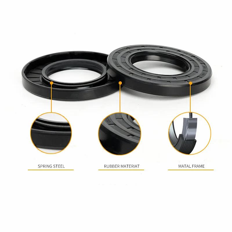 ID 40mm NBR Oil Seal TC-40*50/52/55/56/58/60/62/65/70/72/75/80/85*5/7/8/10/12mm Nitrile Rubber Shaft Double Lip Oil Seal Gasket