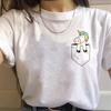 Korean Style Casual Short-Sleeved T-Shirt for Women Spring/Summer Cartoon Panda Print Loose Base Shirt Polyester Fabric