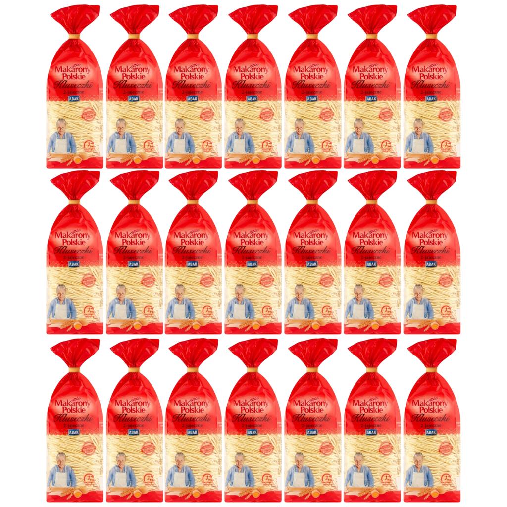 Makarony Polskie Makaron 2-jajeczny kluseczki 250 g x 21 sztuk