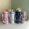 Cartoon Thermos Cup 304 Stainless Steel with Lanyard - Cute, Portable for Kids