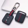 Key Fob Cover for Nissan Qashqai Micra Tiida Sunny Livina Sylphy with Keychain Anti-Scratch Surface Shockproof Structure Soft Grip Texture