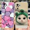 For Xiaomi Redmi Note 10 4G Case Note 10S Cute Painted Cover Soft Slim Phone Case For Xiaomi Redmi Note 10 Pro Max Note10 S Bags