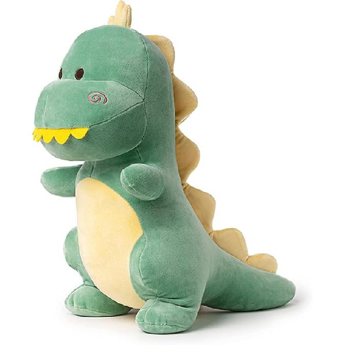 Dinosaur Stuffed Animal,12“ Cute Stuffed Dinosaur Plush Soft Dino Plushie Toys for Boys Girls Baby Kids (Green) 12.2in