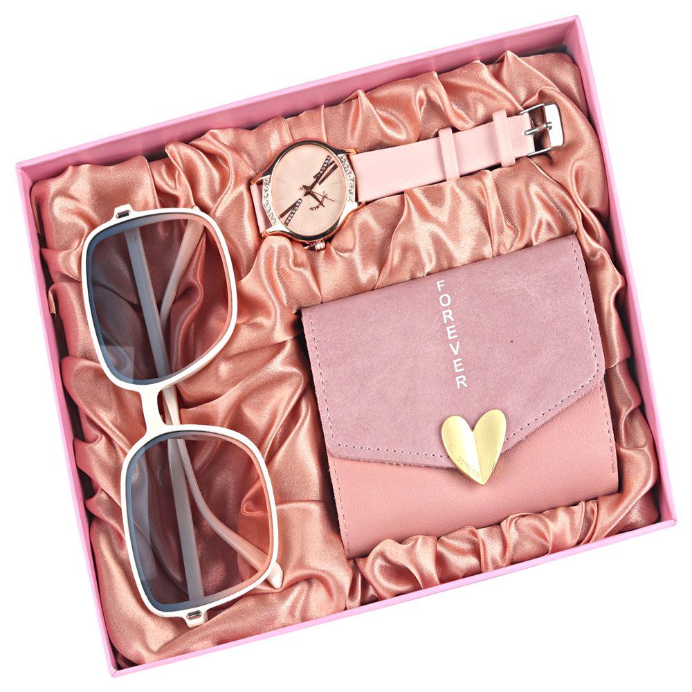Women's Fashion Quartz Watch Gift Set - Perfect for Birthdays for Girlfriends and Family