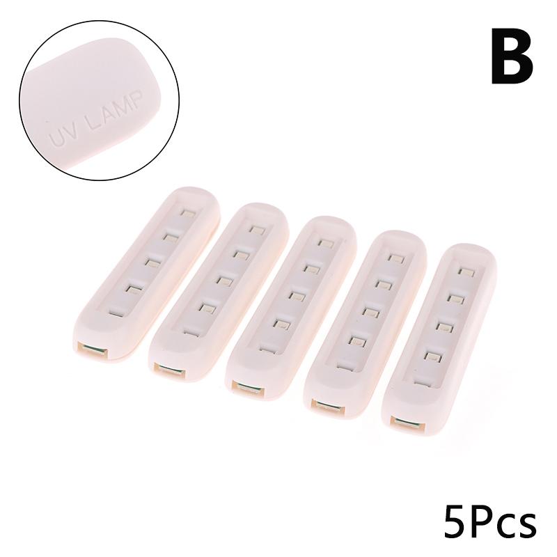 

5 шт. Портативная сушилка для ногтей 3 Вт УФ светодиодная лампа для ногтей Аппарат для маникюра для гель-лака Лампа для нейл-арта для сушки ногтей Домашнее использование as the picture